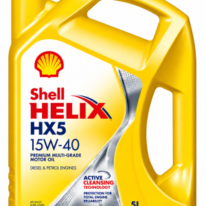 Engine Oil Shell 15W40 (5LT) - Yellow