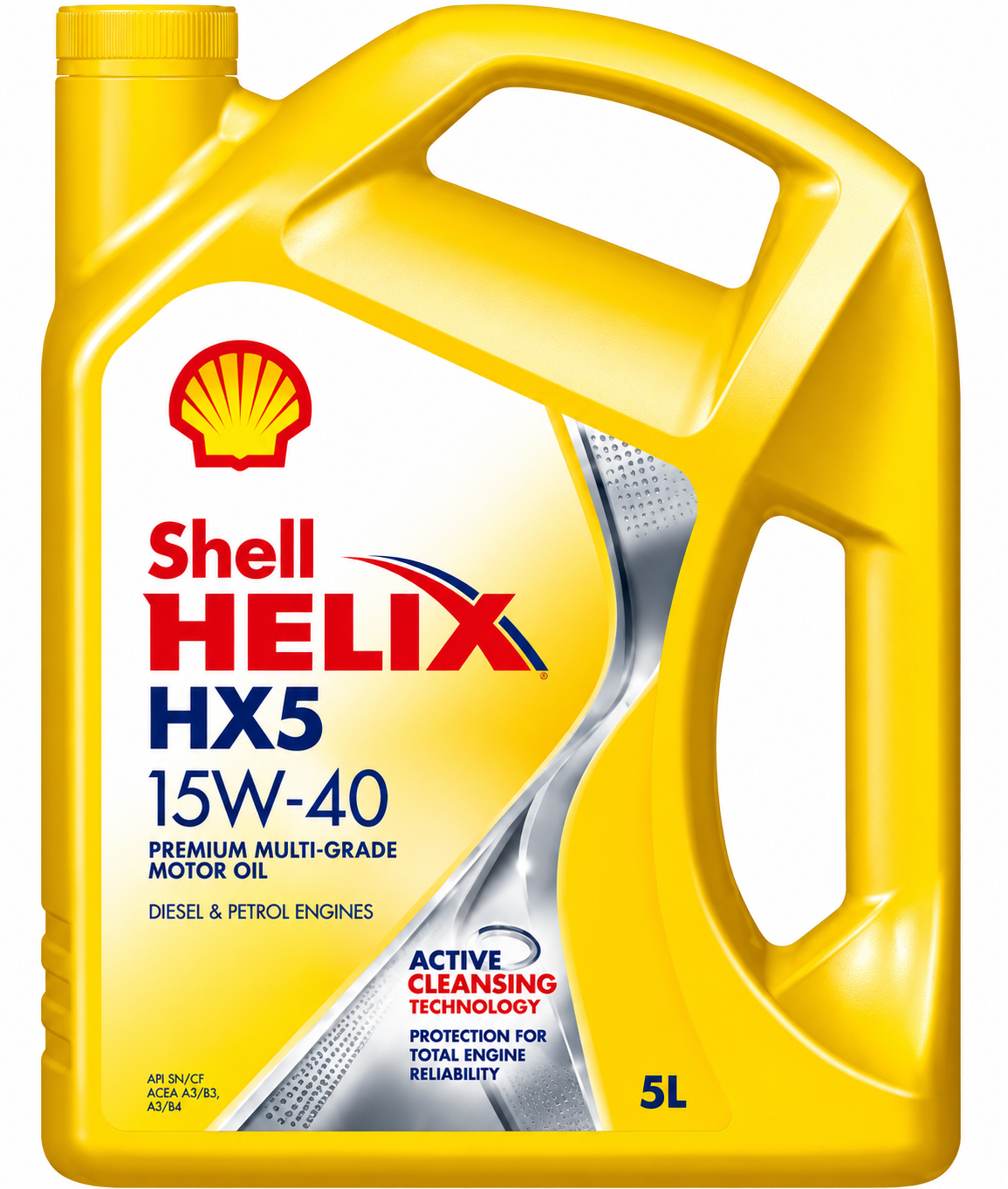 Engine Oil Shell 15W40 (5LT) - Yellow