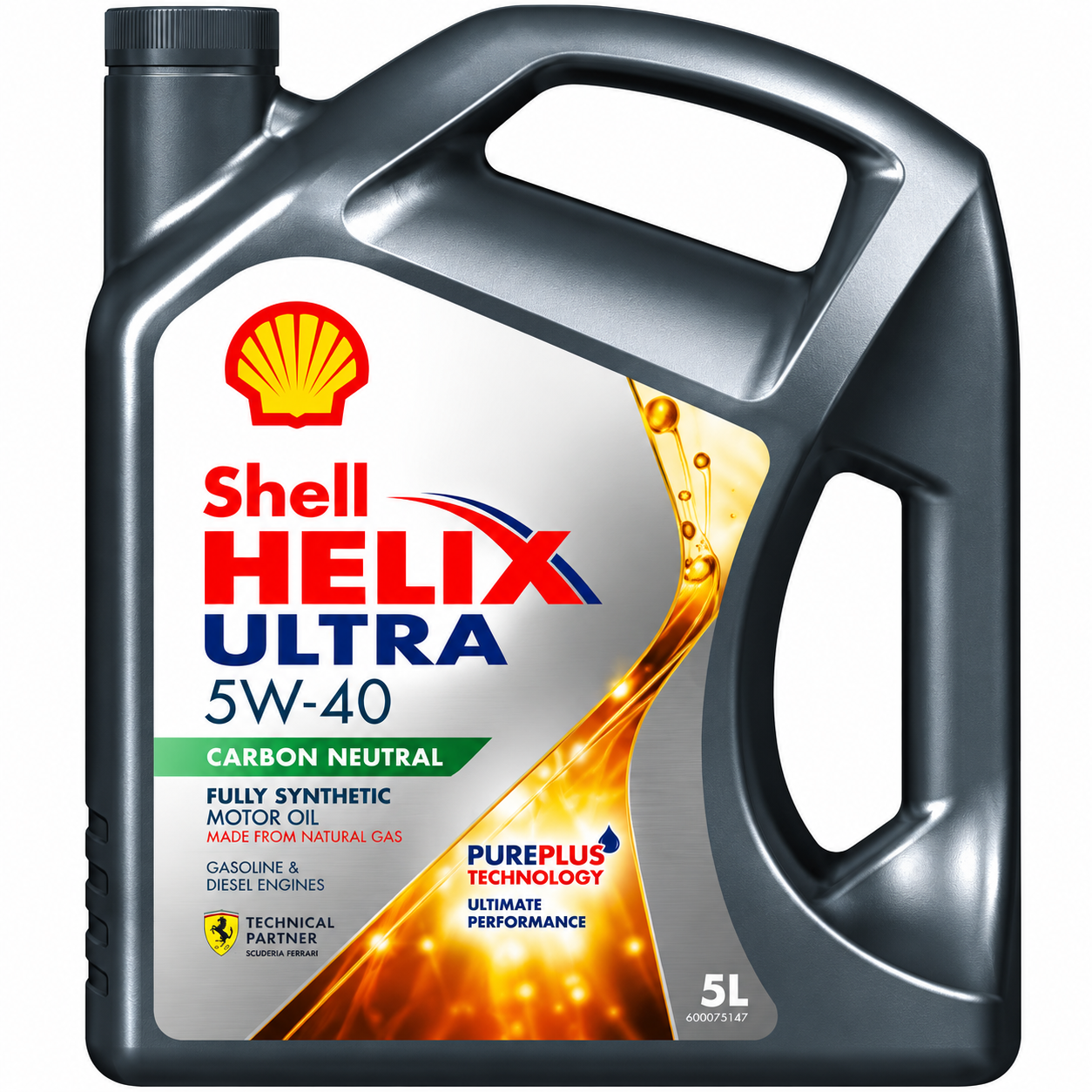 Engine Oil Shell 5W40 (5LT) - Grey